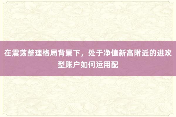 在震荡整理格局背景下，处于净值新高附近的进攻型账户如何运用配